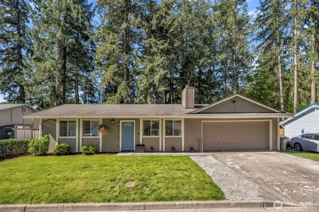 rambler in timberlane with a 2-car garage