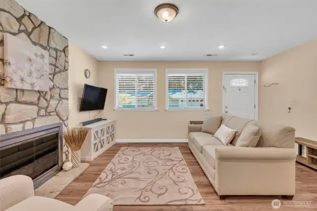 light and bright family room