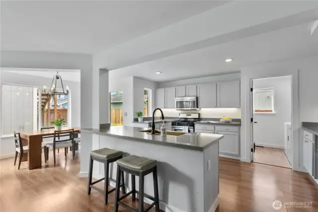 Kitchen and Dining Space