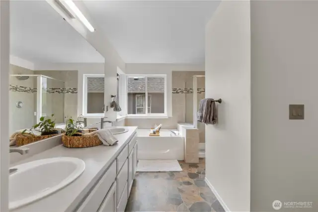 Primary Bathroom with Soaking Tub