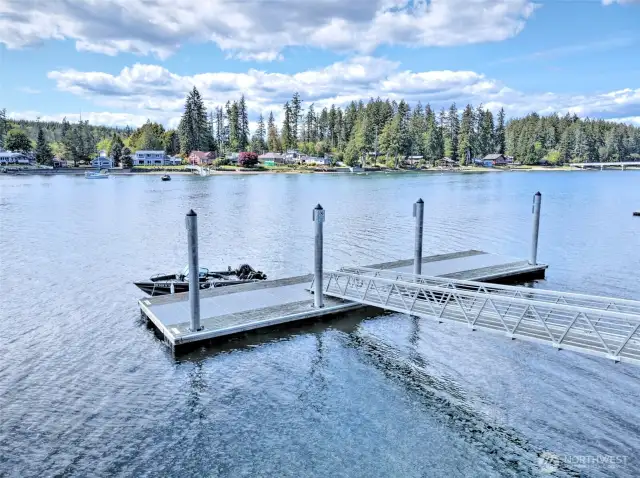 Private Community Dock next door.