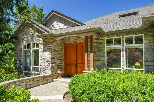 Beautiful stone exterior