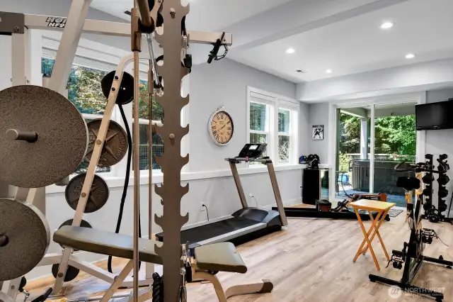 Bonus work out room