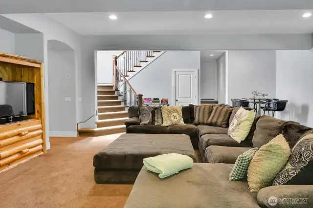 Lower level living space