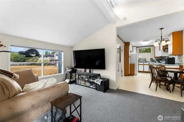 DADU living area and kitchen