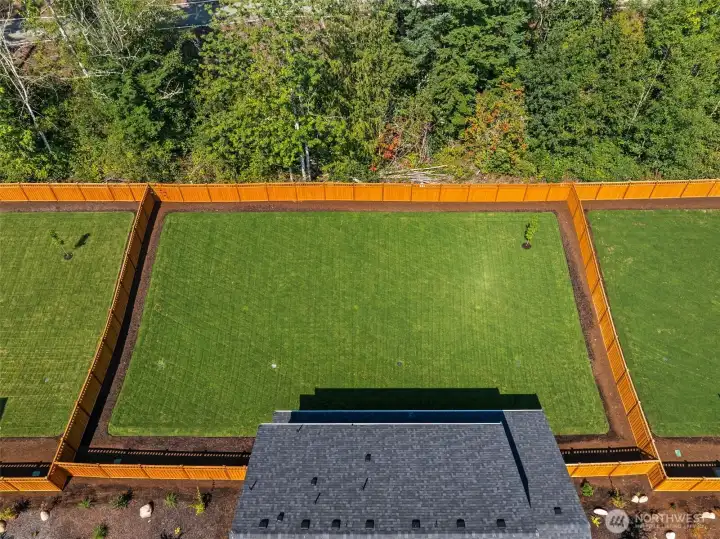 17,125 sq ft lot, almost 1/3 acre