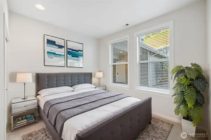 2nd bedroom staged