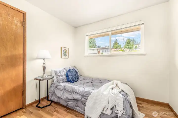 Bedroom #1 on upper level os big and bright