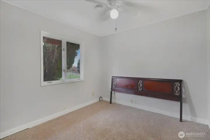 3rd bedroom with new paint and carpet