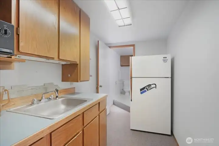 Rec room kitchen area