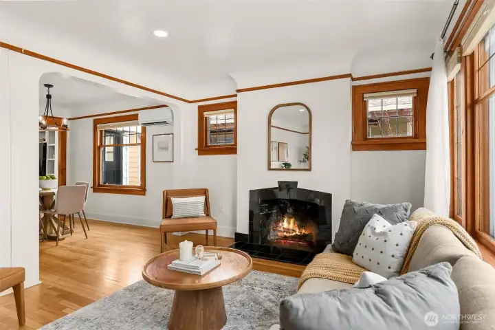 Original hardwoods + timeless character details.