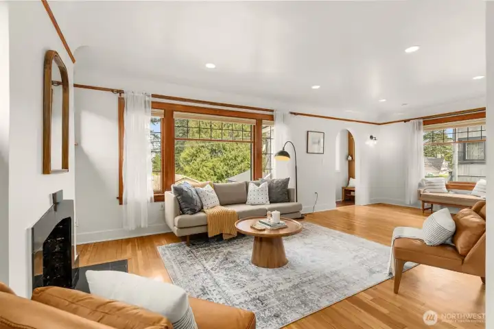 Natural light and warmth in all the right places.