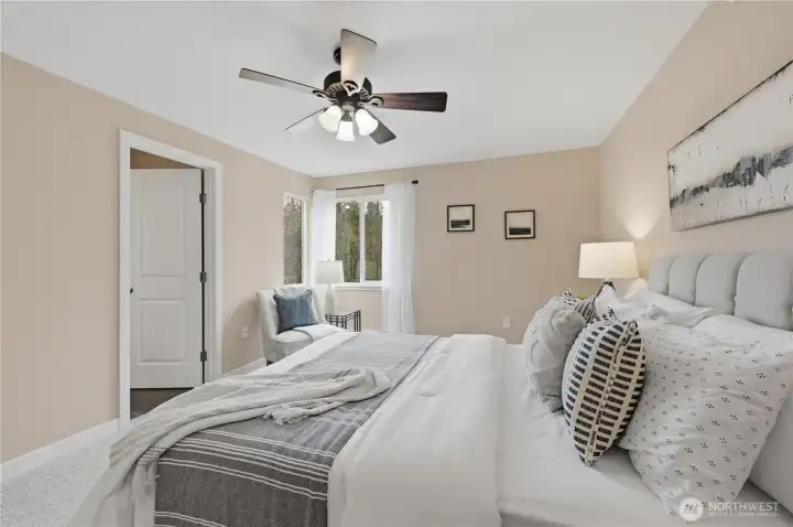 View into continental bath.