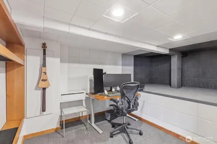 Don't miss the basement - a bit unconventional, but separation from other spaces actually comes in super handy for remote work, a recording studio, art space, or whatever else you can imagine.