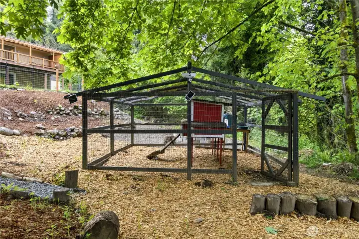Another view of the chicken coop. Another view of the chicken coop.