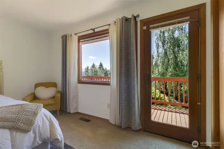 Door out to deck