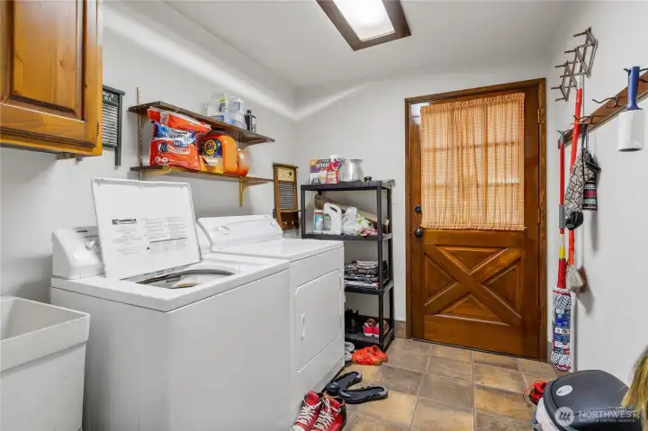 Downstairs Utility Room with exterior entrance. Downstairs Utility Room with exterior entrance.
