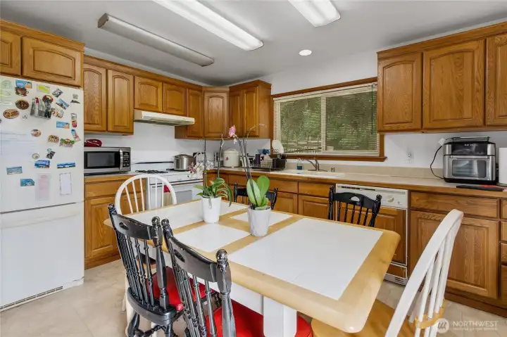 The downstairs kitchen also has tons of storage and counter space. The downstairs kitchen also has tons of storage and counter space.