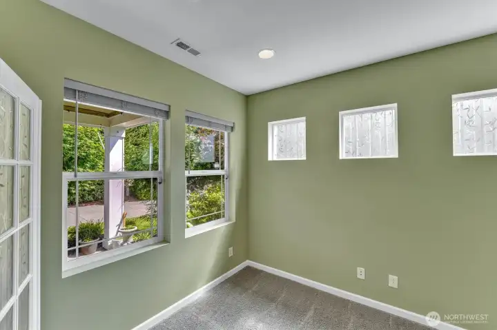 Main floor flex space could easily be a bedroom for extended family and close to the front door so very little walking. Main floor flex space could easily be a bedroom for extended family and close to the front door so very little walking.