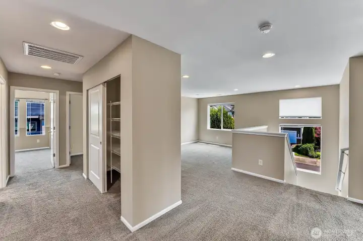 There is so much space on the upper level and does not even include the bedrooms. There is so much space on the upper level and does not even include the bedrooms.