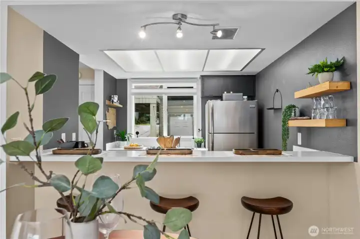 Your kitchen with updated appliances