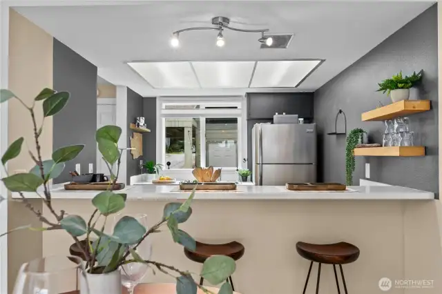 Your kitchen with updated appliances