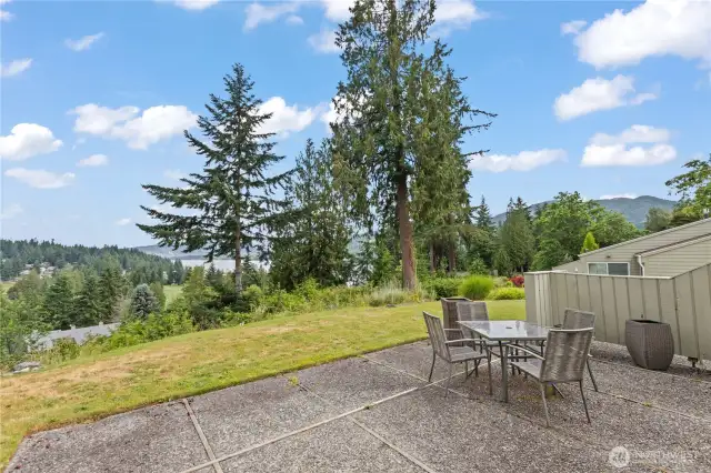 Perfect outdoor space for relaxing and entertaining