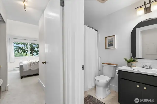 Freshly updated bathroom