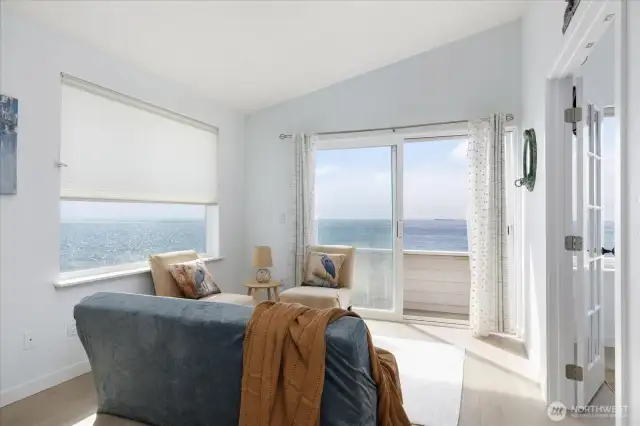 Enjoy a quite space away from the family and take in the views