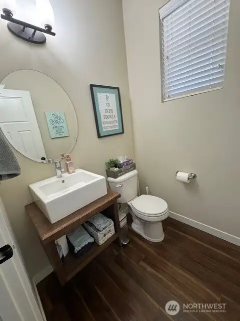 Main floor powder room
