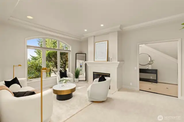 Luxurious living spaces throughout