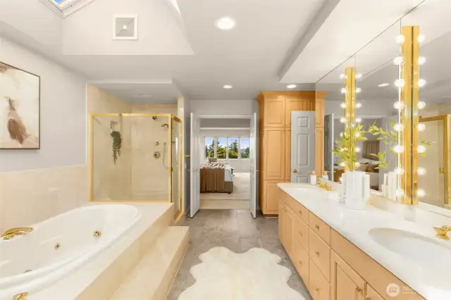 Skylit ensuite