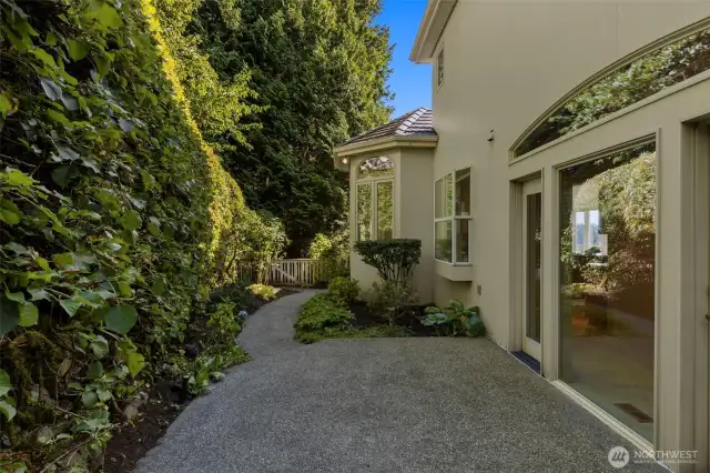 Freshly landscaped