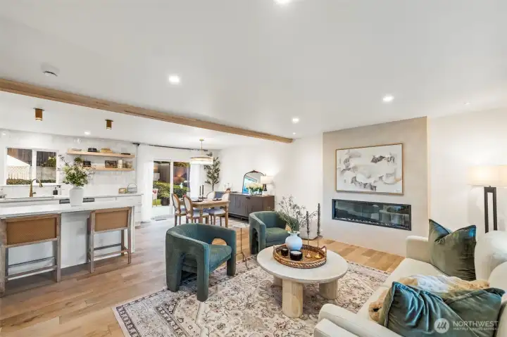 Open concept main floor