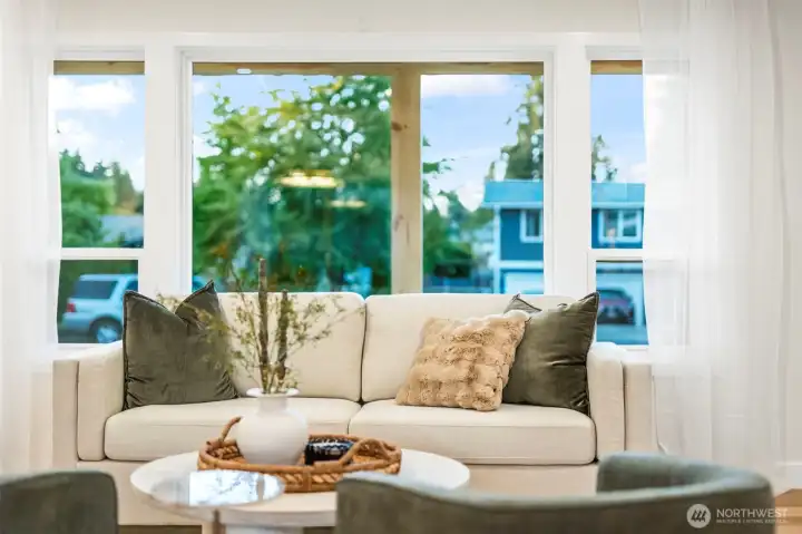 large picture windows