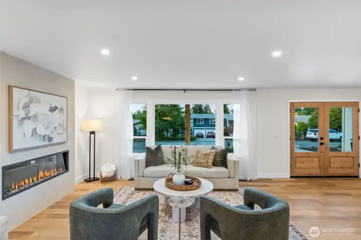 Living room open to Entry Wat