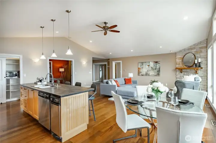 Single level living is ideal!