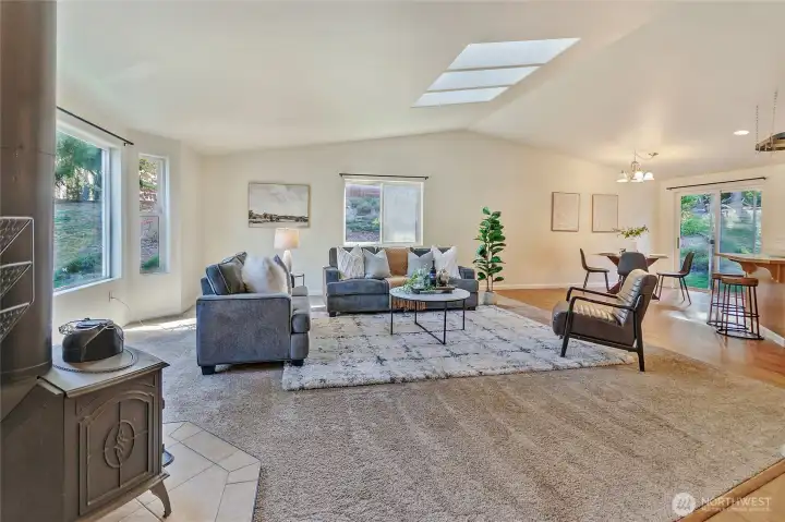 Open Concept Living Area