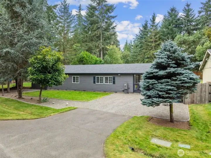 Front driveway