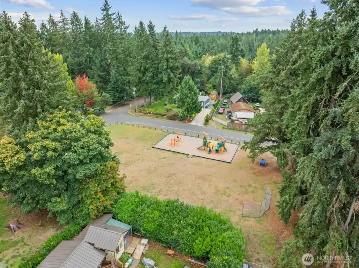 Aerial of park