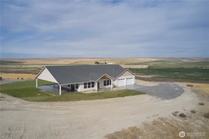 Aerial View looking NW