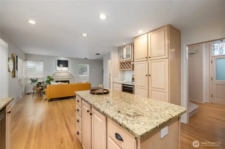 Kitchen looking towards the Family Room