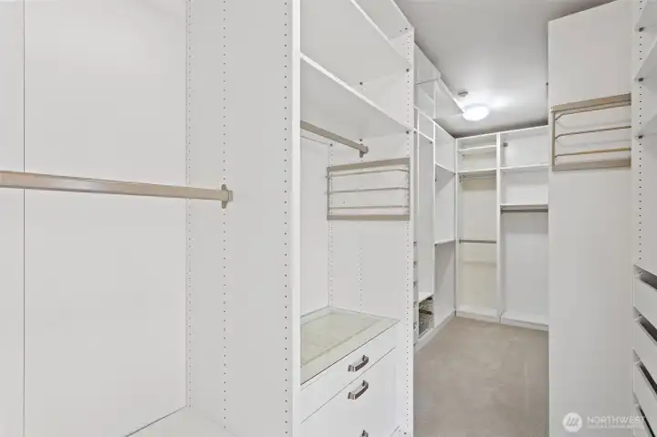 Primary Custom Walk-In Closet