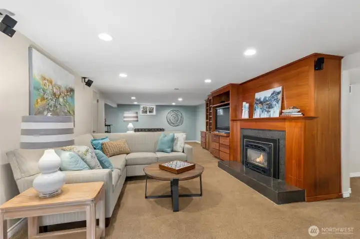 Lower level rec room