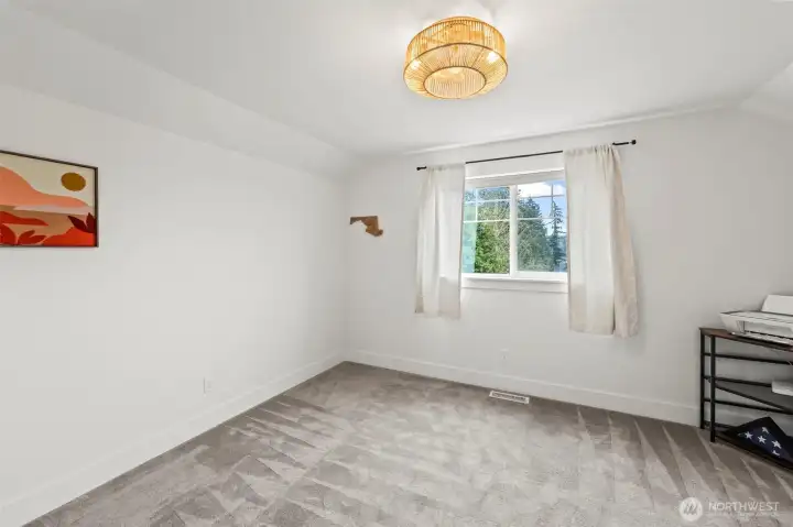 Upstairs bedroom #2 features a secret...