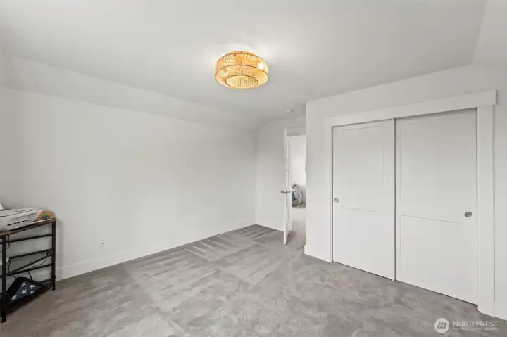 Bedroom #2 upstairs with double closet