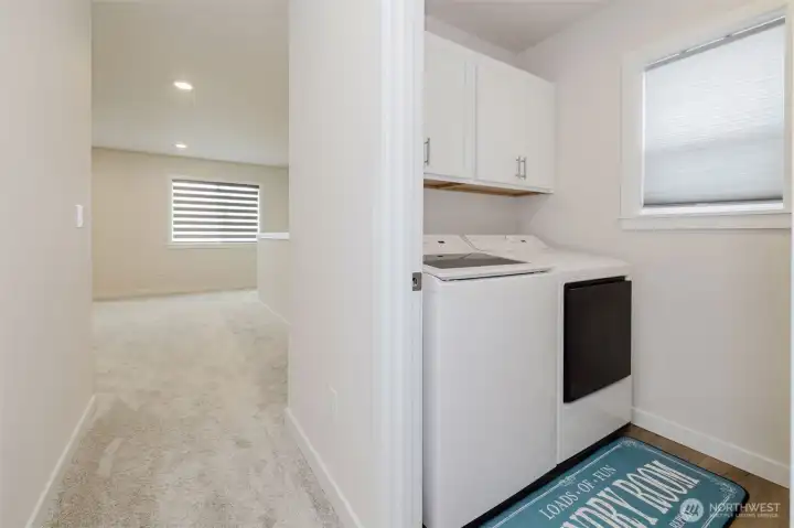 Upstairs laundry!