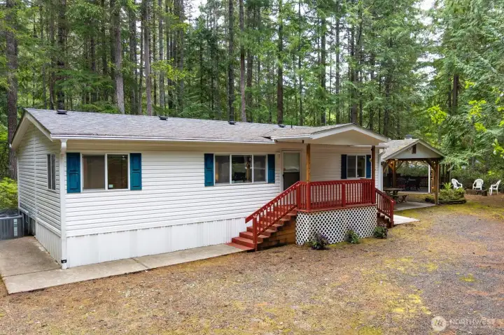 Front view - 2 bedrooms plus bonus, 2 full baths.