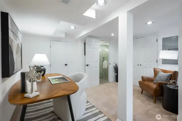 Use this space as needed- office or extra living space