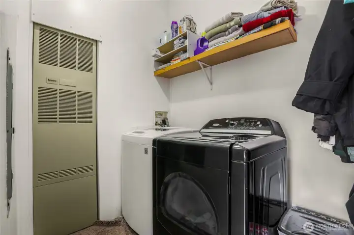 Laundry room.